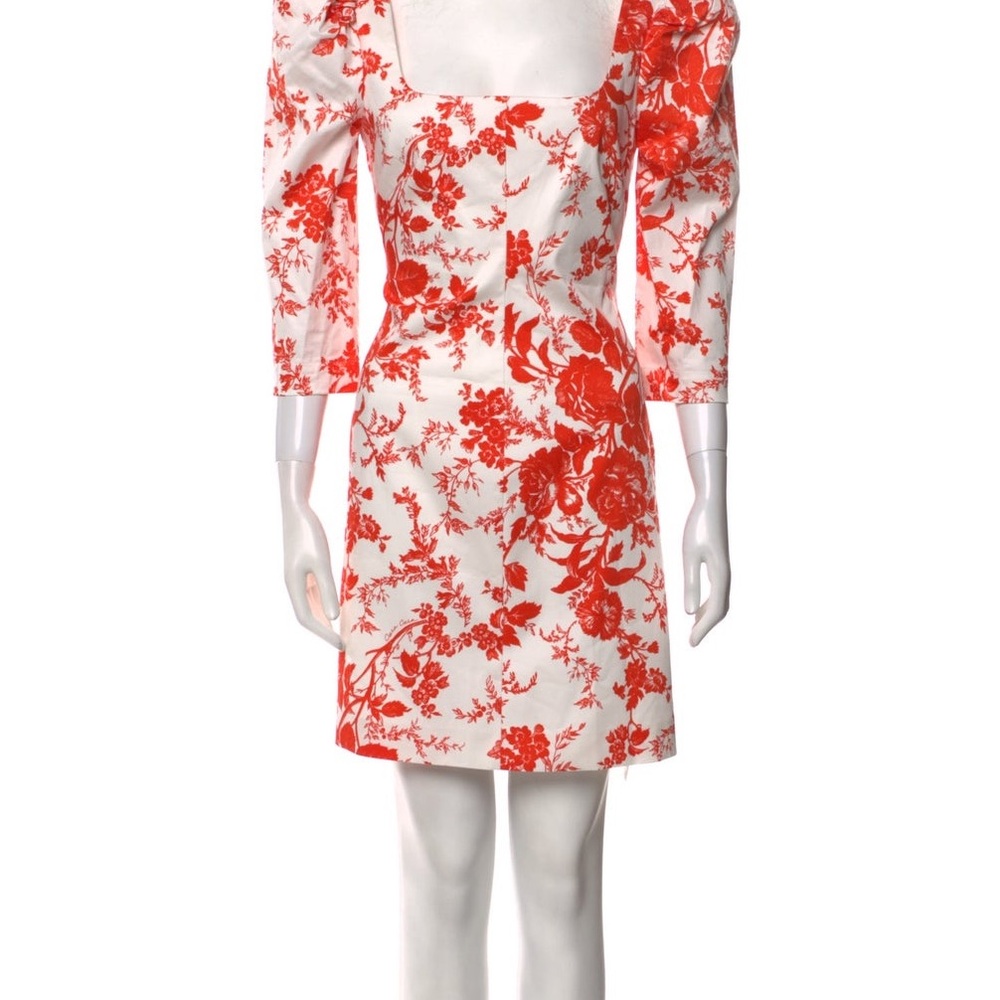 Cara Cara NWT Floral Red and White Dress